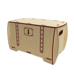 Caja rectangular - Vector SVG DXF para CNC Router y Laser CO2 - Descargable gratis | Stanser