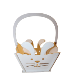 Canasta de pascua conejo - Vector descarganle para corte CNC y grabado laser gratis | Stanser