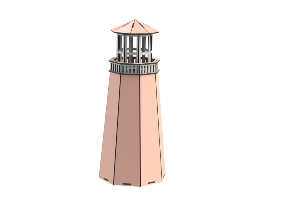 Faro armable — vector para corte CNC