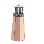 Faro armable - Vector SVG DXF para CNC Router y Laser CO2 - Descargable gratis | Stanser
