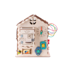 vector descargable para reproducir el diseño de una casa de actividades infantiles.    Utiliza tu máquina de corte CNC