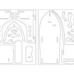 Bote para pesca - Vector descarganle para corte CNC y grabado laser gratis | Stanser