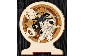 Astronauta en capas