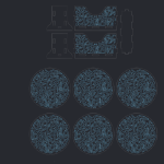 vector descargable para reproducir el diseño de un set de portavasos.    Utiliza tu máquina de corte CNC para realizar este proyecto.