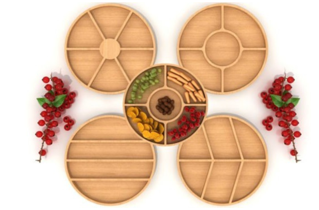 Tablas redondas — vector para corte CNC