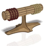 vector descargable para reproducir el diseño de un exhibidor de pulseras.   Utiliza tu máquina de corte CNC