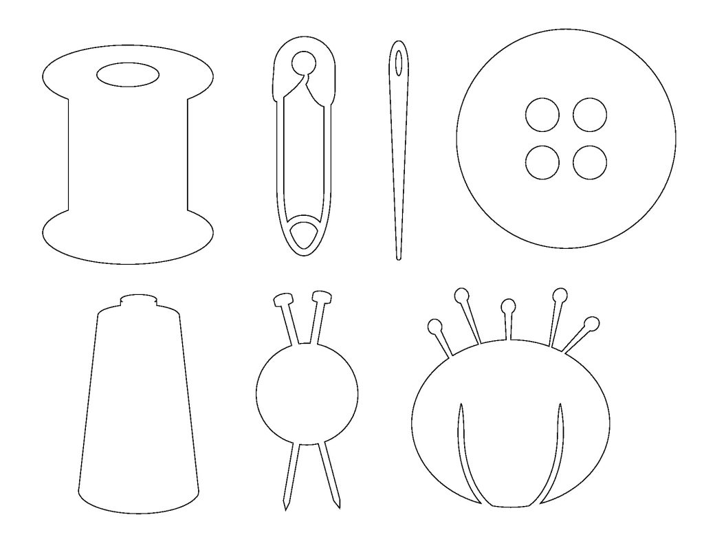 Paquete de vectores costura — vector para corte CNC