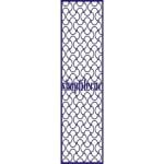 vector descargable para reproducir el diseño de una celosía #32.   Utiliza tu máquina de corte CNC para realizar este proyecto.