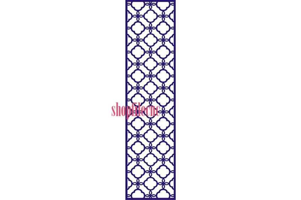 Celosía #37 — vector para corte CNC