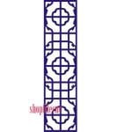 vector descargable para reproducir el diseño de una celosía #38.   Utiliza tu máquina de corte CNC para realizar este proyecto.