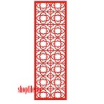 vector descargable para reproducir el diseño de una celosía #48.   Utiliza tu máquina de corte CNC para realizar este proyecto.