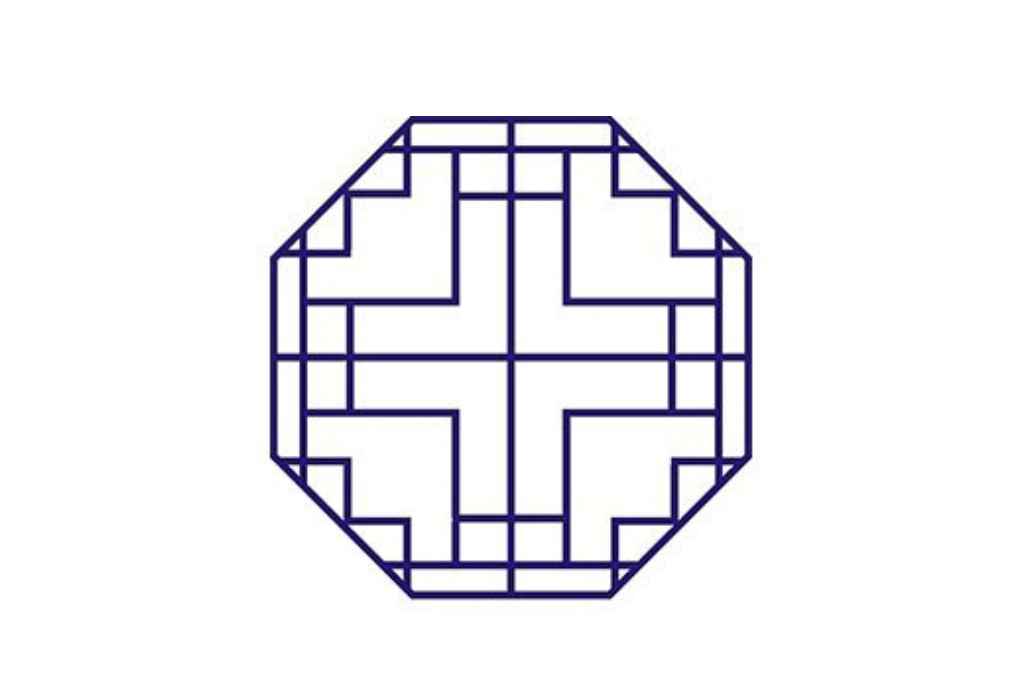 Celosía octagonal — vector para corte CNC