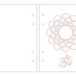 Cubierta de libreta mandala - Vector descarganle para corte CNC y grabado laser gratis | Stanser