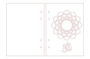 Cubierta de libreta mandala