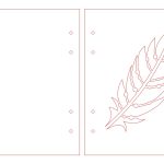 Cubierta de libreta de pluma - Vector descarganle para corte CNC y grabado laser gratis | Stanser