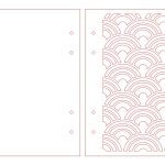 Cubierta de libreta arcoiris - Vector descarganle para corte CNC y grabado laser gratis | Stanser