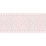 vector descargable para reproducir el diseño de un brazalete flexible 3.    Utiliza tu máquina de corte CNC para realizar este proyecto.
