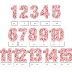 vector descargable para reproducir el diseño de unos números con base #7.    Utiliza tu máquina de corte CNC para realizar este proyecto.