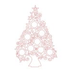 Árbol de Navidad 1 - Vector descarganle para corte CNC y grabado laser gratis | Stanser