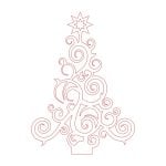 vector descargable para reproducir el diseño de un árbol de Navidad 2.    Utiliza tu máquina de corte CNC para realizar este proyecto.