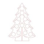 vector descargable para reproducir el diseño de un árbol de Navidad 10.    Utiliza tu máquina de corte CNC para realizar este proyecto.