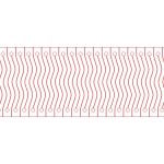 Brazalete flexible 8 - Vector descarganle para corte CNC y grabado laser gratis | Stanser