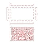 Caja para billetes Pastel Cumpleaños - Vector SVG DXF para CNC Router y Laser CO2 - Descargable gratis | Stanser