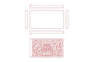 Caja para billetes Pastel Cumpleaños